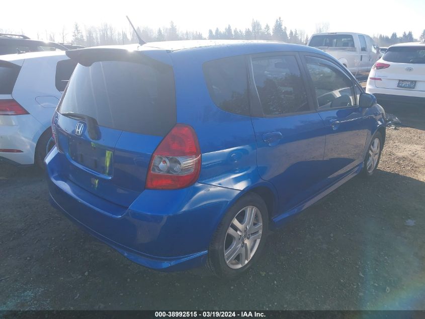 2008 Honda Fit Sport VIN: JHMGD38658S065311 Lot: 38992515