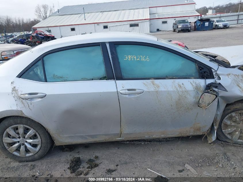 2016 Toyota Corolla Le VIN: 2T1BURHE6GC669536 Lot: 38992766