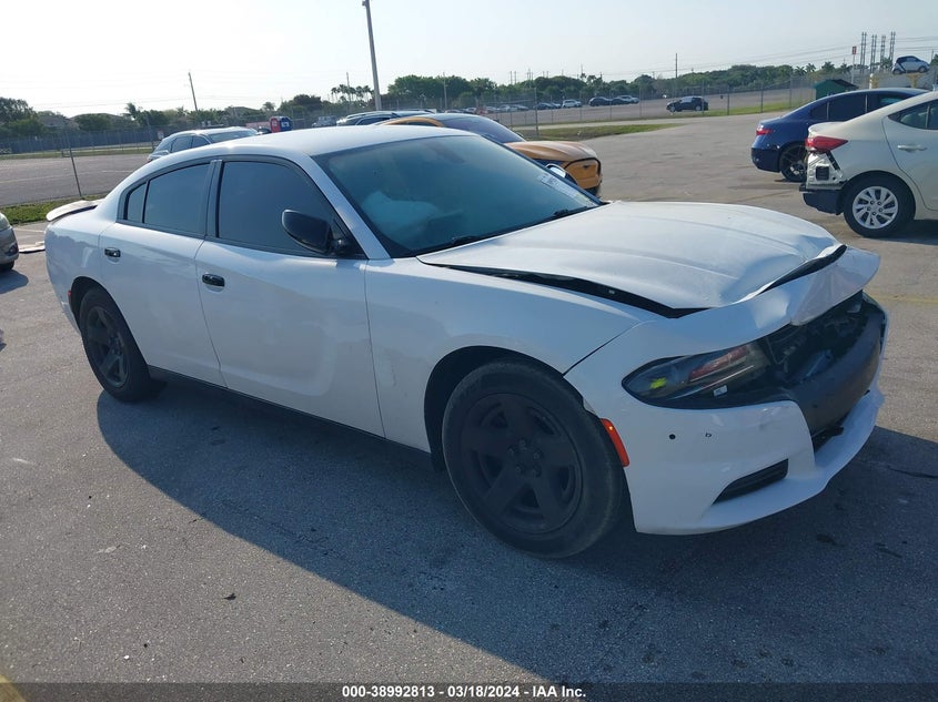 VIN 2C3CDXAG0KH645076 2019 DODGE CHARGER POLICE