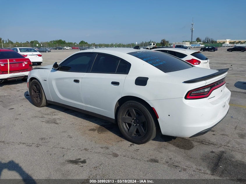 VIN 2C3CDXAG0KH645076 2019 DODGE CHARGER POLICE
