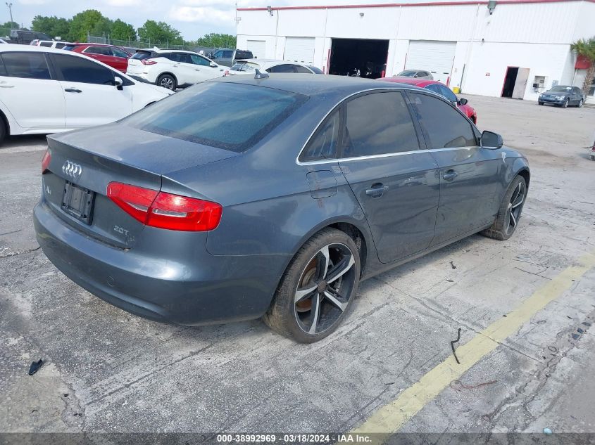 WAUAFAFL7DN014994 | 2013 AUDI A4