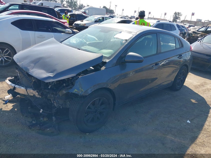 2019 Hyundai Ioniq Hybrid Blue VIN: KMHC65LC9KU163283 Lot: 38992984