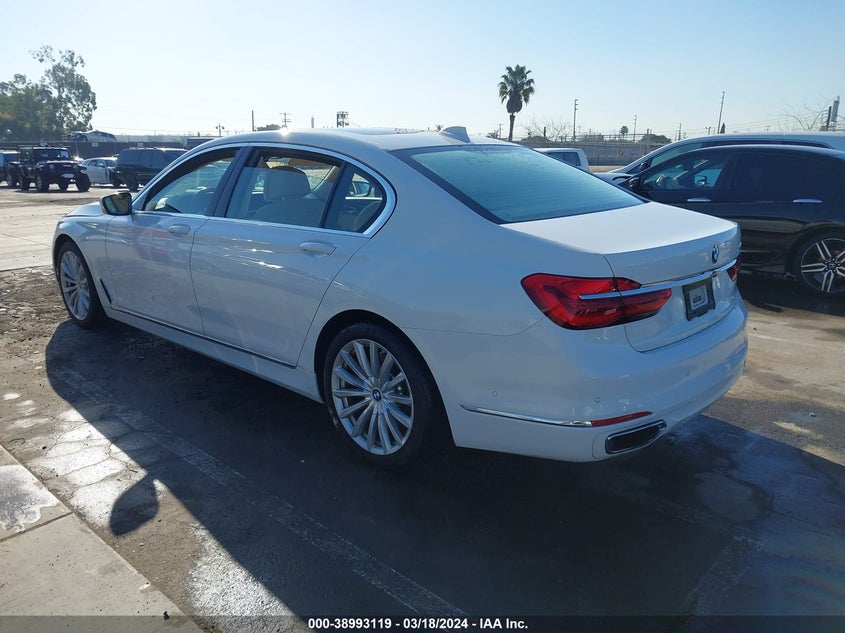 2016 BMW 740I VIN: WBA7E2C53GG547488 Lot: 38993119