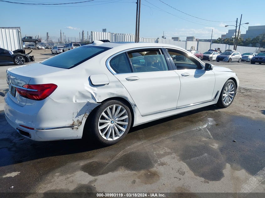 2016 BMW 740I VIN: WBA7E2C53GG547488 Lot: 38993119