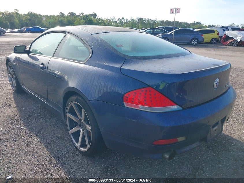 2005 BMW 645Ci VIN: WBAEH73495B216248 Lot: 38993133