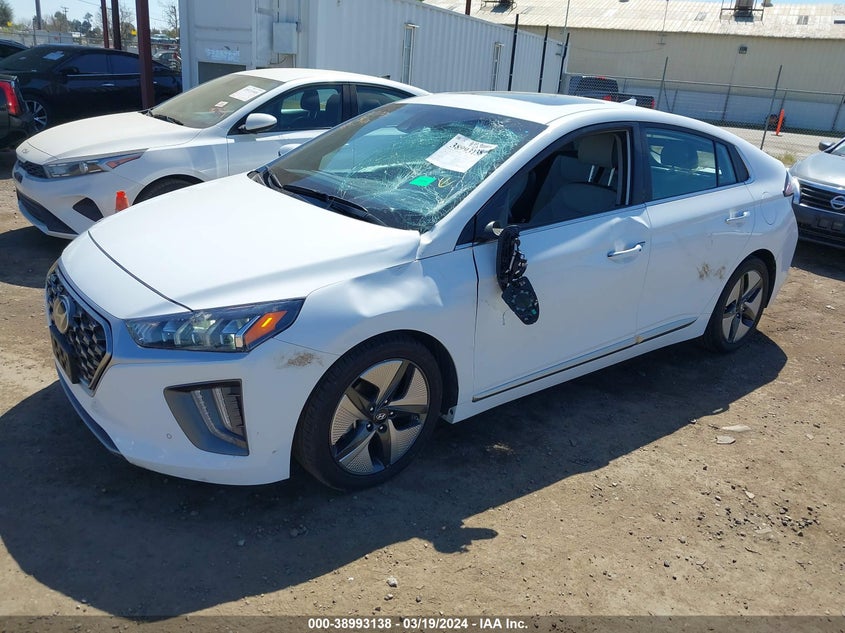 VIN KMHC05LC7MU261068 2021 HYUNDAI IONIQ HYBRID LIMITED