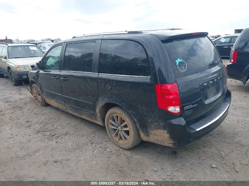 VIN 2C4RDGCG3HR851871 2017 DODGE GRAND CARAVAN SXT