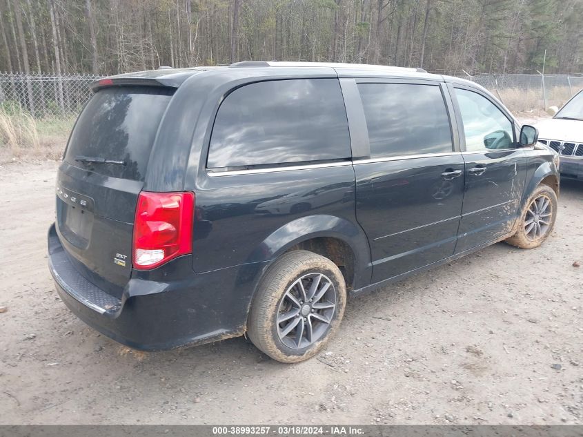 VIN 2C4RDGCG3HR851871 2017 DODGE GRAND CARAVAN SXT
