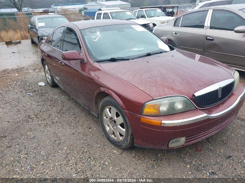 1LNHM87A62Y707558 2002 Lincoln Ls V8 Auto