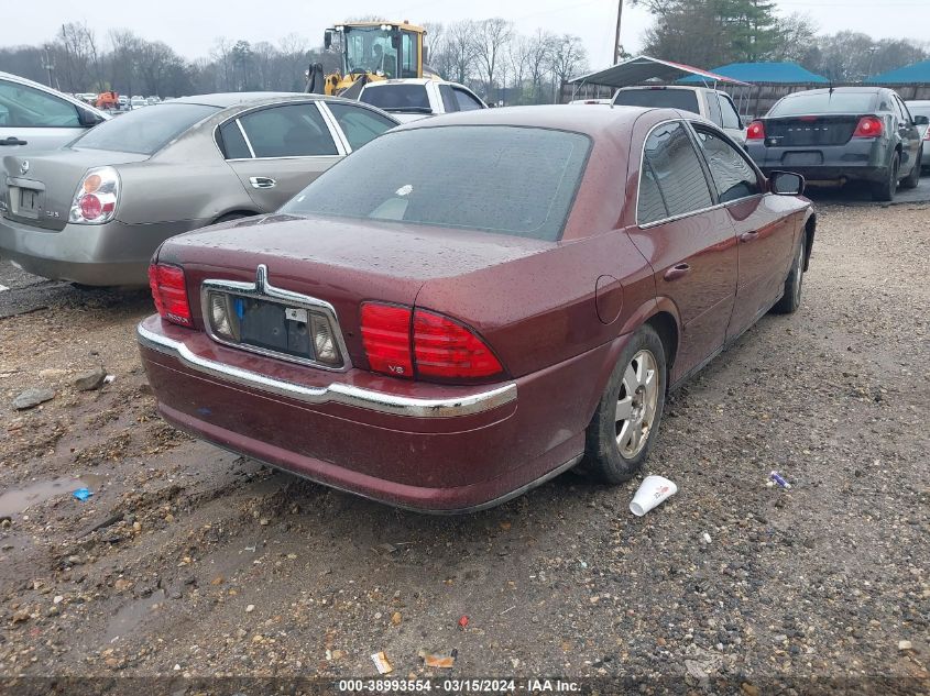 1LNHM87A62Y707558 2002 Lincoln Ls V8 Auto