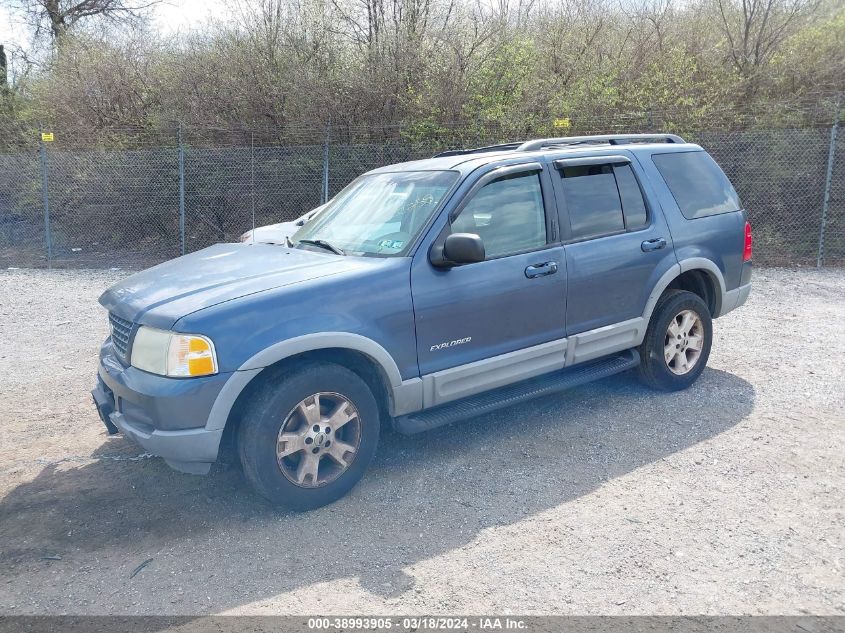 2002 Ford Explorer Xlt VIN: 1FMZU73E62ZB39054 Lot: 39803030