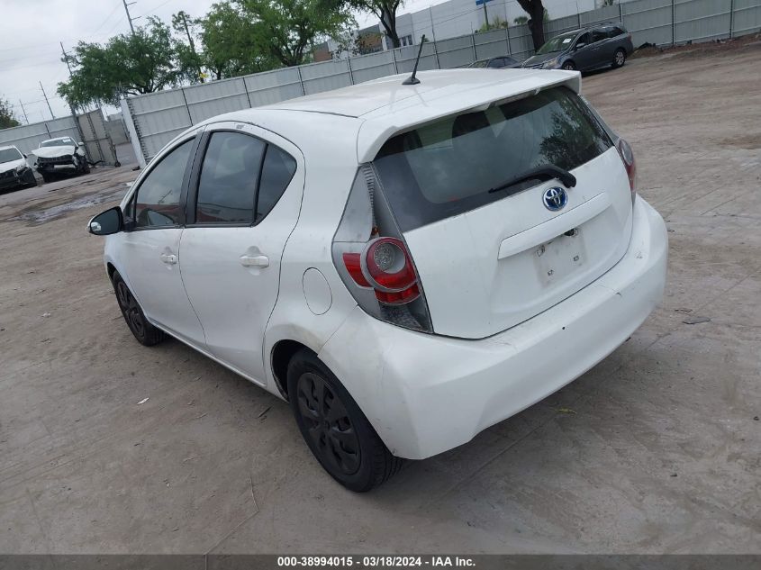 JTDKDTB3XD1530353 | 2013 TOYOTA PRIUS C