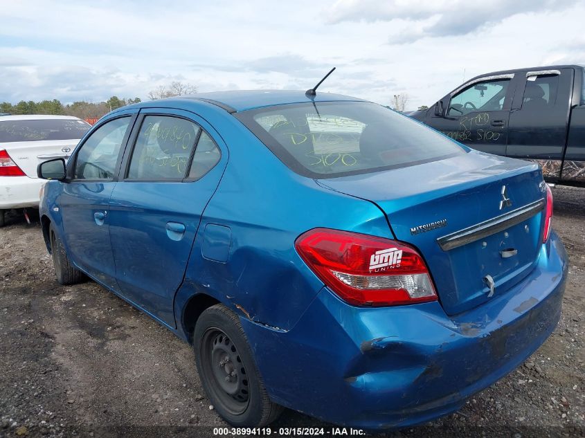 2017 Mitsubishi Mirage G4 Es VIN: ML32F3FJ2HHF12645 Lot: 38994119