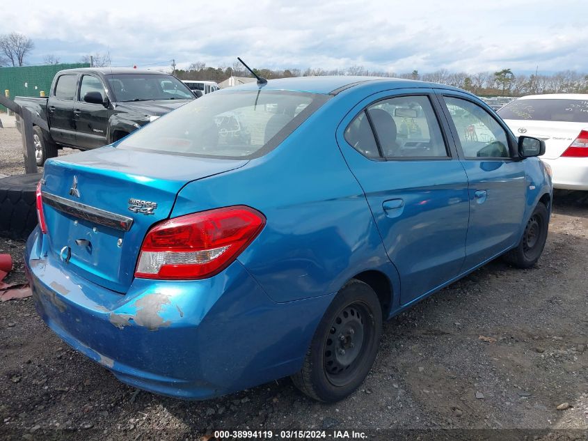 2017 Mitsubishi Mirage G4 Es VIN: ML32F3FJ2HHF12645 Lot: 38994119