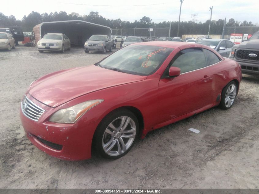 JNKCV66E89M723278 | 2009 INFINITI G37