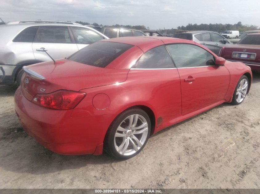 JNKCV66E89M723278 | 2009 INFINITI G37