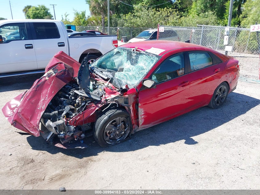 VIN 5NPLM4AG8MH027654 2021 HYUNDAI ELANTRA SEL
