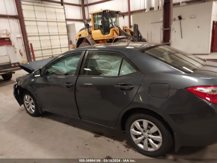 2015 Toyota Corolla Le VIN: 5YFBURHE2FP340640 Lot: 38994186