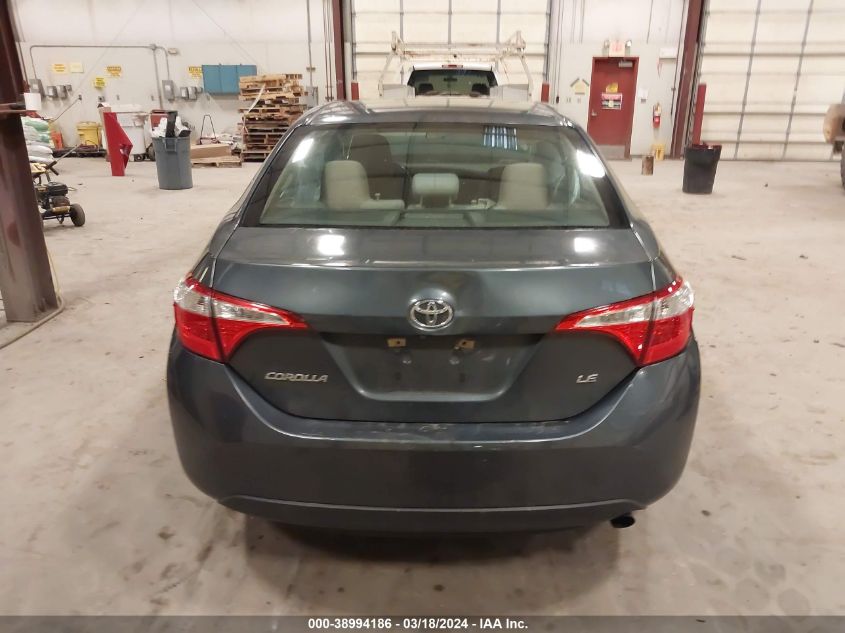 2015 Toyota Corolla Le VIN: 5YFBURHE2FP340640 Lot: 38994186