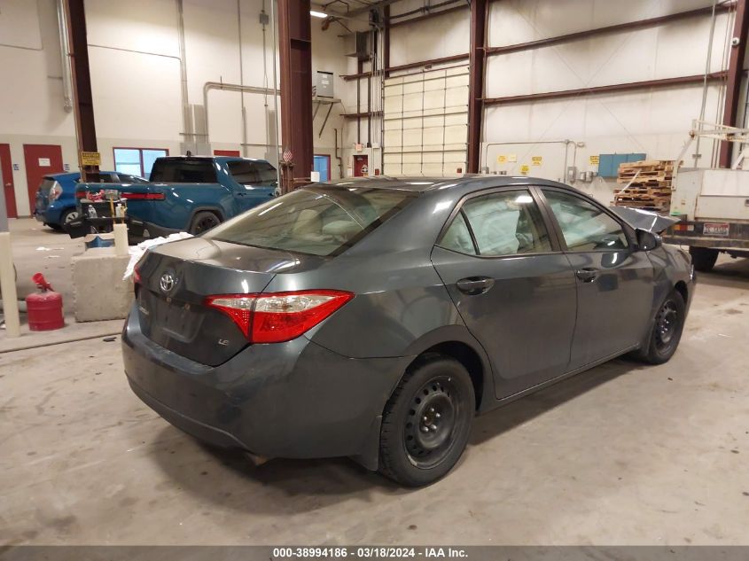 2015 Toyota Corolla Le VIN: 5YFBURHE2FP340640 Lot: 38994186