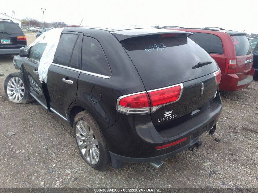 2011 Lincoln Mkx VIN: 2LMDJ8JK3BBJ12144 Lot: 38994268