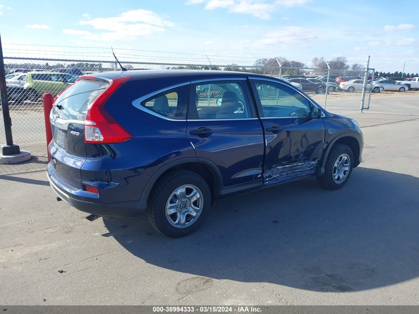 2015 HONDA CR-V LX - 5J6RM4H36FL019462