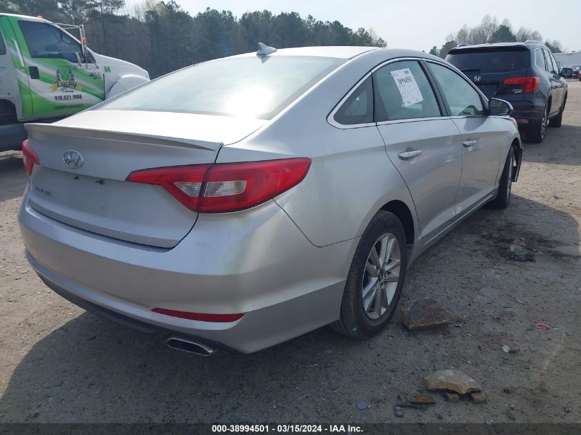 2015 HYUNDAI SONATA SE - 5NPE24AF5FH048390