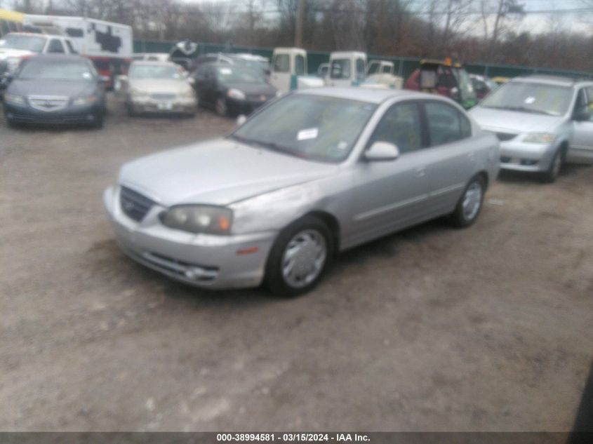 2005 Hyundai Elantra Gls/Gt VIN: KMHDN46D15U159884 Lot: 38994581