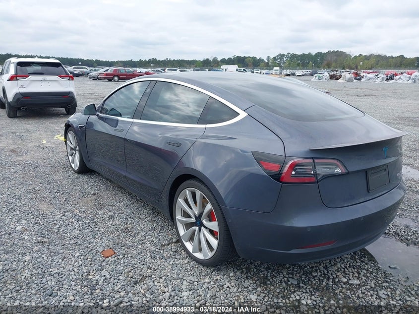 VIN 5YJ3E1EB7KF214082 2019 TESLA MODEL 3 LONG RANGE/PERFORMANCE