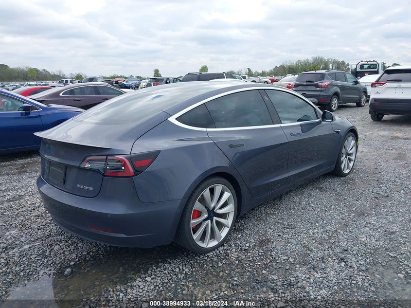 VIN 5YJ3E1EB7KF214082 2019 TESLA MODEL 3 LONG RANGE/PERFORMANCE
