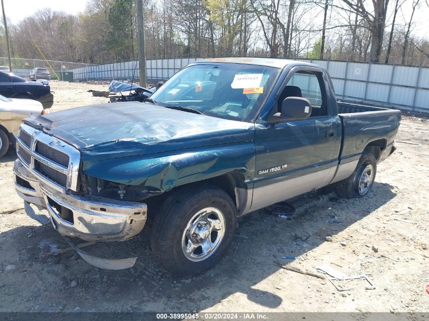 1998 Dodge Ram 1500 VIN: 1B7HC16X3WS580345 Lot: 38995045