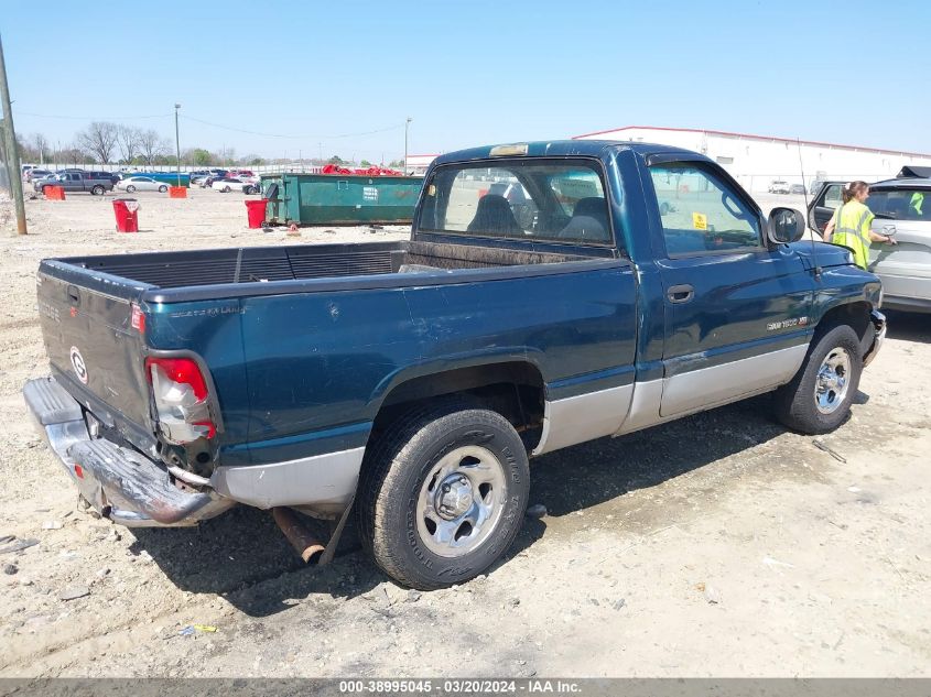 1998 Dodge Ram 1500 VIN: 1B7HC16X3WS580345 Lot: 38995045