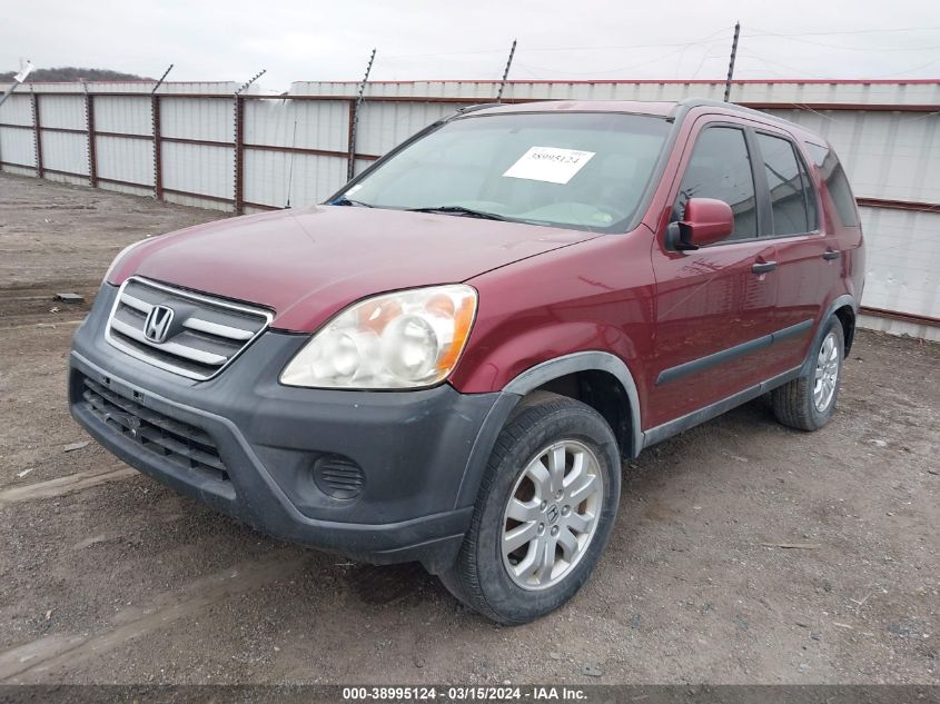 2005 Honda Cr-V Ex VIN: JHLRD78825C059056 Lot: 38995124