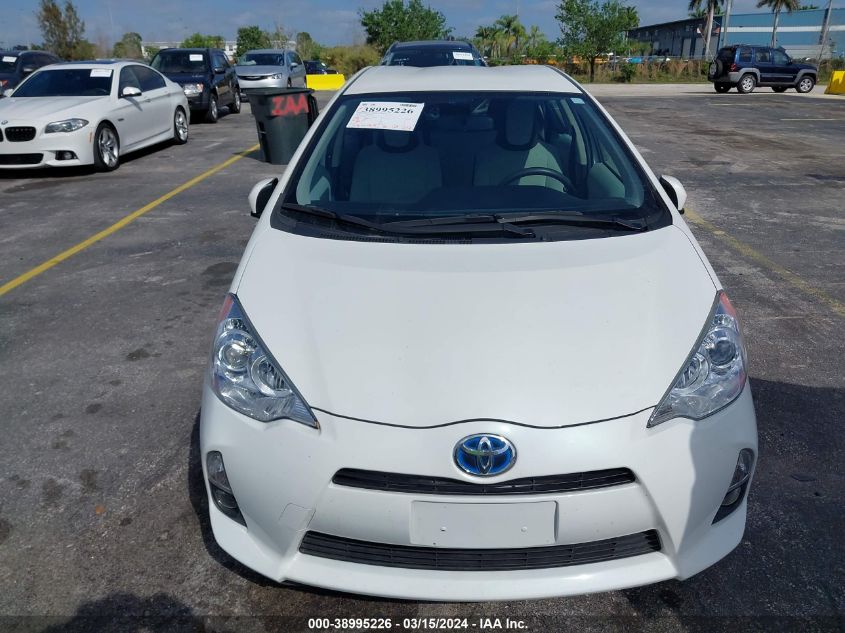 JTDKDTB31E1076723 | 2014 TOYOTA PRIUS C