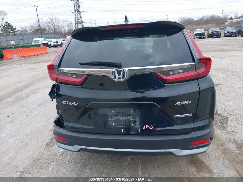 2021 Honda Cr-V Hybrid Ex-L VIN: 7FART6H89ME015507 Lot: 38995464