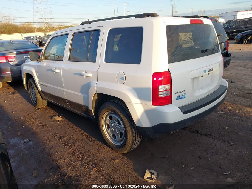 2016 JEEP PATRIOT SPORT - 1C4NJPBA6GD744108