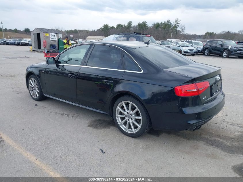 2015 AUDI A4 2.0T PREMIUM - WAUFFAFL6FN041693