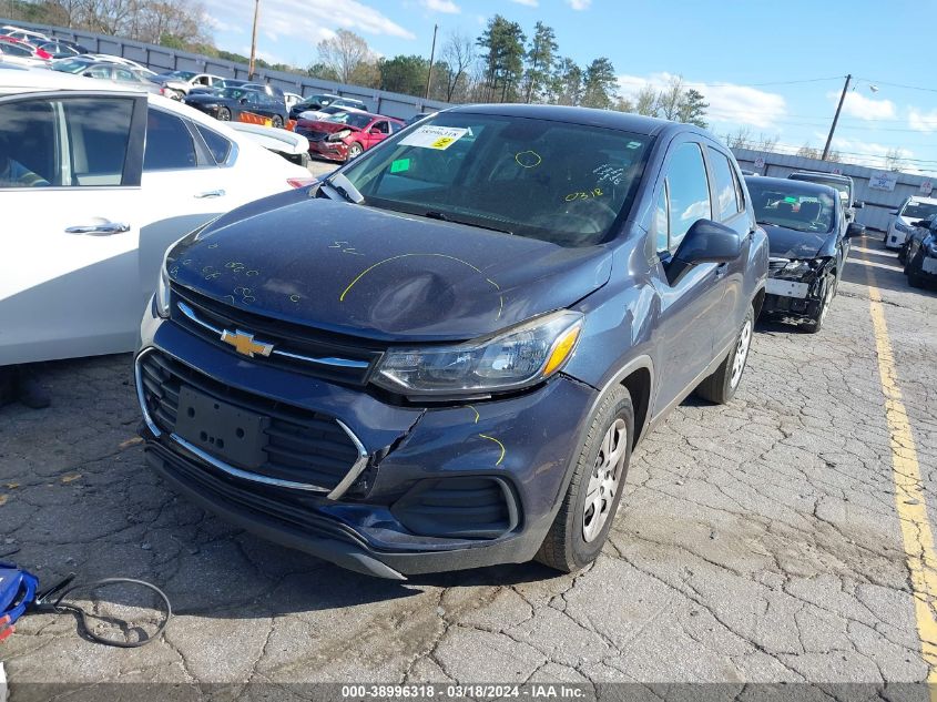 2019 Chevrolet Trax Ls VIN: 3GNCJKSB2KL185248 Lot: 38996318