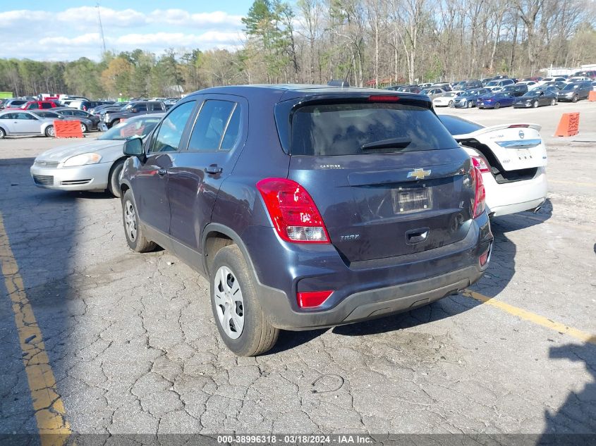 2019 Chevrolet Trax Ls VIN: 3GNCJKSB2KL185248 Lot: 38996318