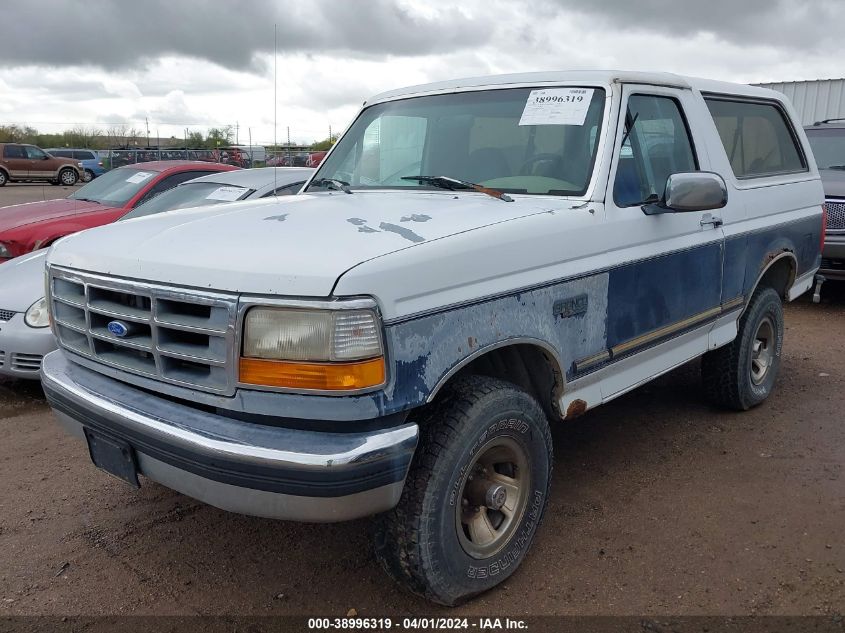 1FMEU15H6PLA97983 1993 Ford Bronco U100