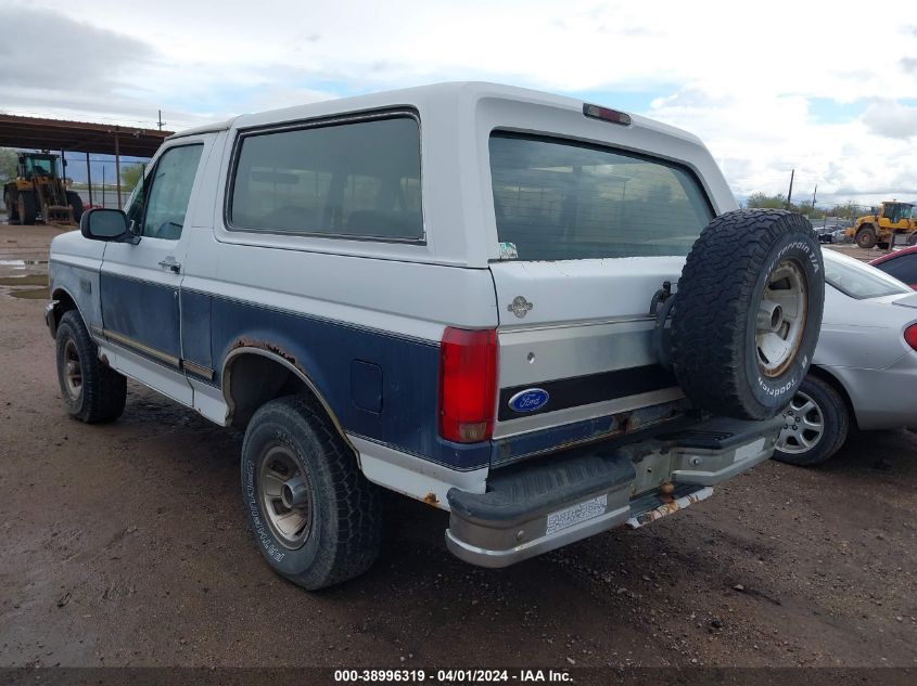 1FMEU15H6PLA97983 1993 Ford Bronco U100