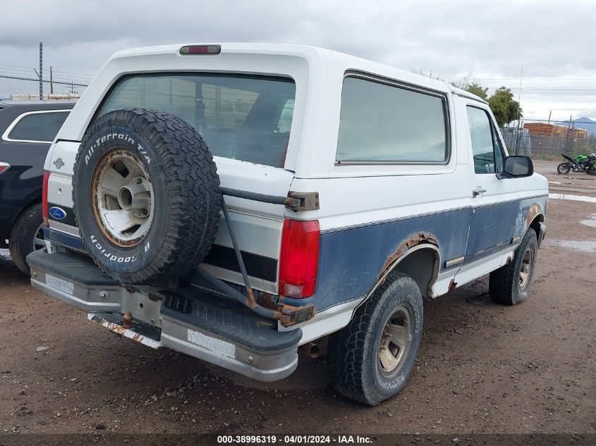 1FMEU15H6PLA97983 1993 Ford Bronco U100