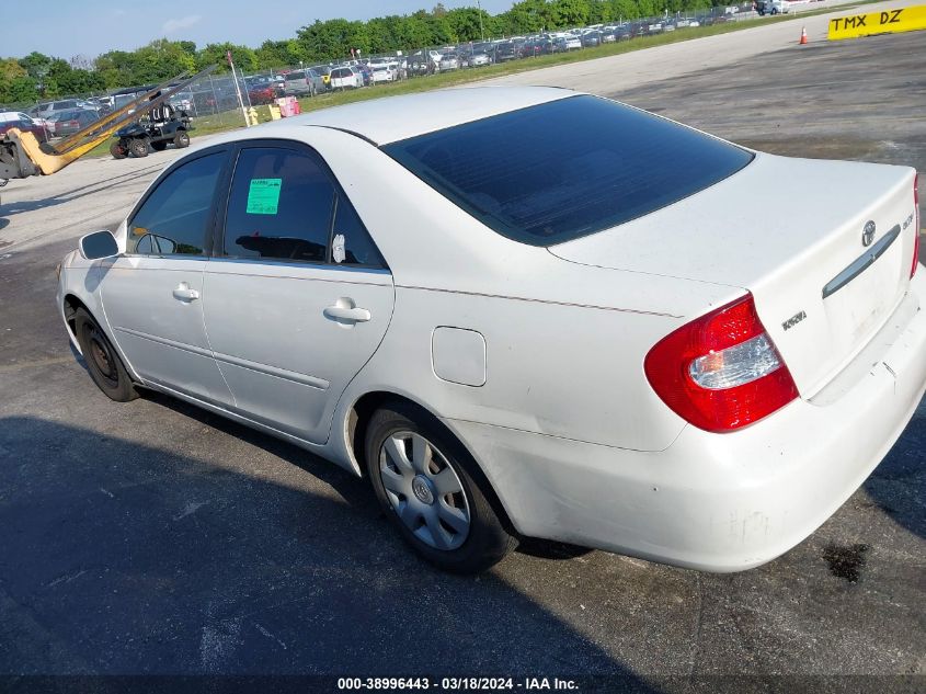 4T1BE32K23U132647 | 2003 TOYOTA CAMRY