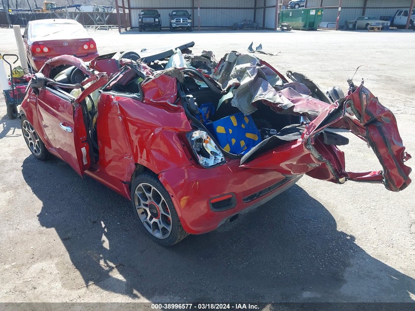 2012 Fiat 500 Sport VIN: 3C3CFFBR8CT360963 Lot: 38996577