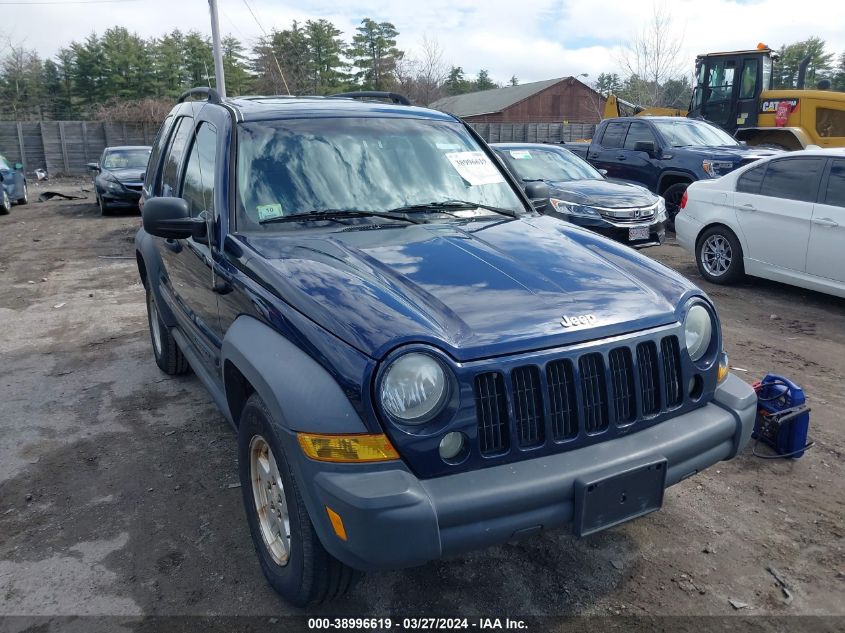 2006 Jeep Liberty Sport VIN: 1J4GL48K66W171032 Lot: 40811392