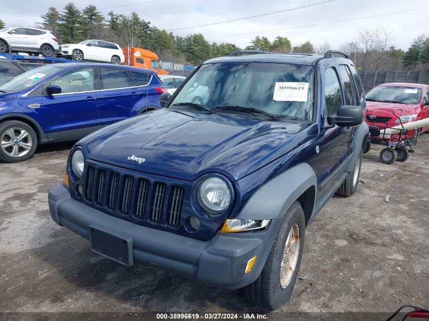 2006 Jeep Liberty Sport VIN: 1J4GL48K66W171032 Lot: 40811392