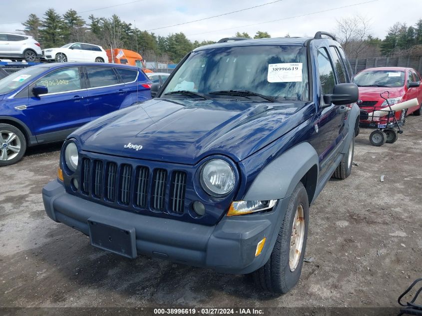 2006 Jeep Liberty Sport VIN: 1J4GL48K66W171032 Lot: 40811392