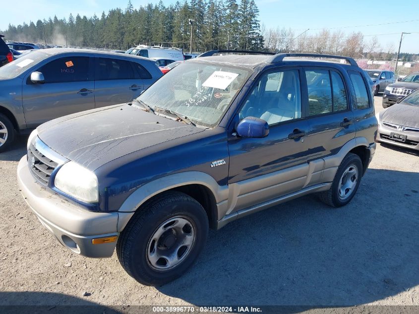 2001 Suzuki Grand Vitara Jlx/Jlx+/Limited VIN: JS3TD62V214169753 Lot: 38996770