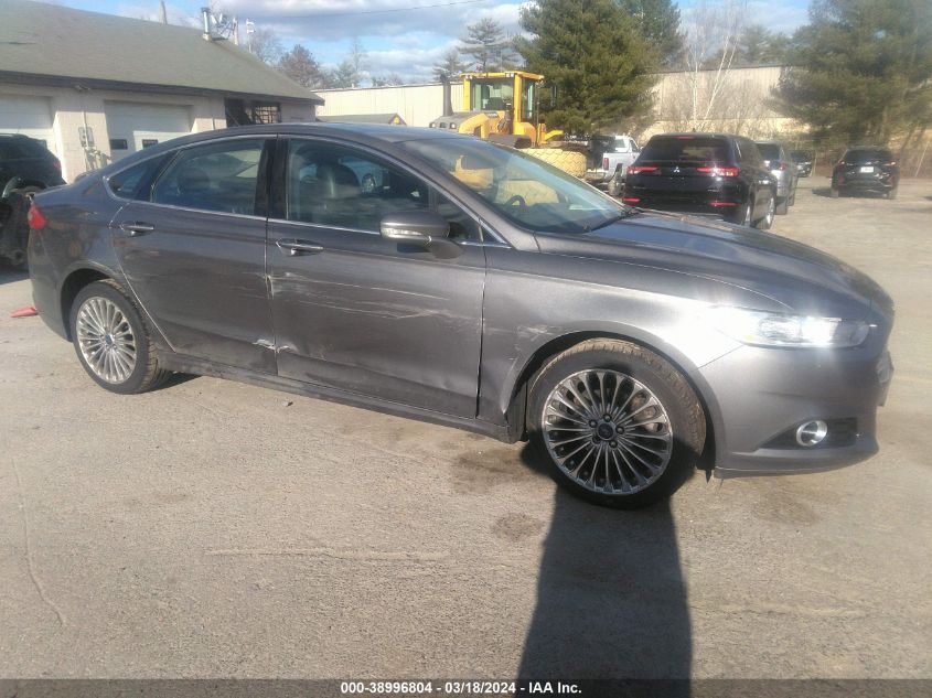 2014 Ford Fusion Titanium VIN: 3FA6P0K97ER344486 Lot: 38996804