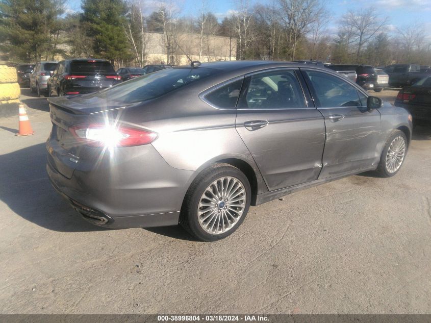 2014 Ford Fusion Titanium VIN: 3FA6P0K97ER344486 Lot: 38996804